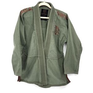 Sanabul‎ Gi Green A2 Jiu Jitsu Mixed Martial Arts Kimono Gi Uwagui ONLY